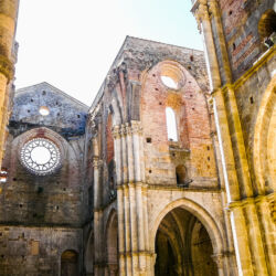 High dynamic range (HDR) St Galgano Abbey (Abbazia di San Galgano), Tuscany, Italy