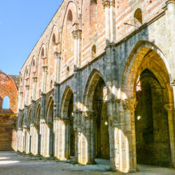 High dynamic range (HDR) St Galgano Abbey (Abbazia di San Galgano), Tuscany, Italy