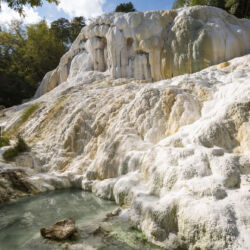 Terme San Filippo, Bagni San Filippo, Tuscany, in the province of Siena, Italy