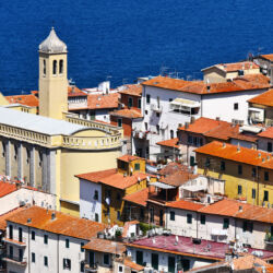 City of Porto Santo Stefano in the Province of Grosseto, Tuscany, Italy
