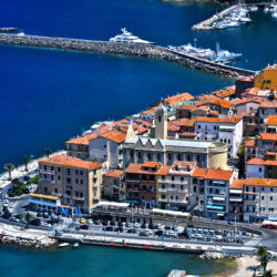 City of Porto Santo Stefano in the Province of Grosseto, Tuscany, Italy